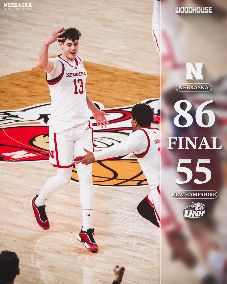 HuskerMBB's tweet image. Non-Con. ✔️