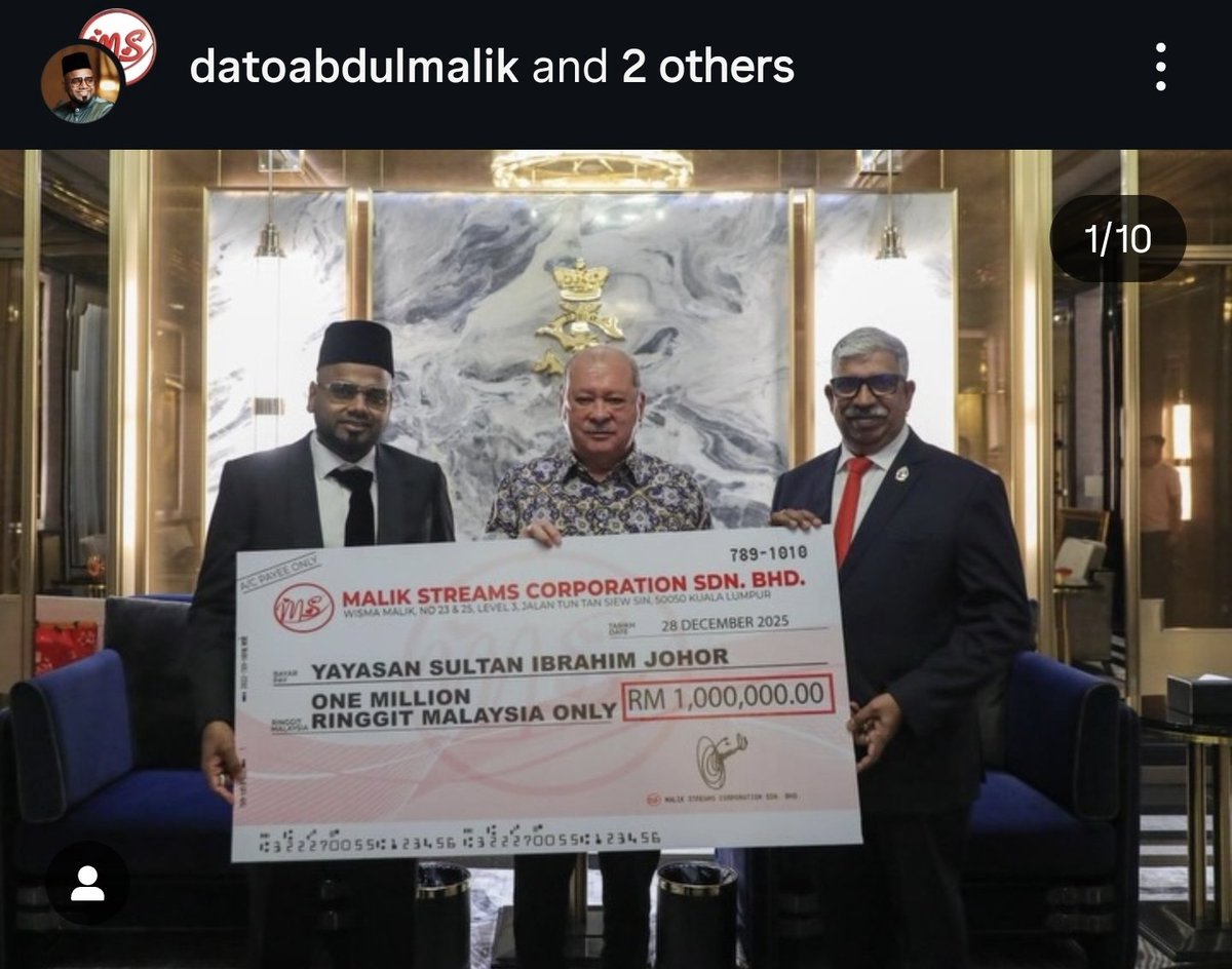 Wow, this Malik fellow has come far since his AMLA days with MACC.