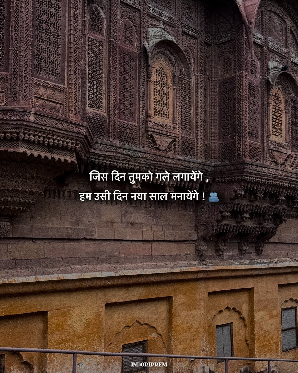 जिस दिन तुमको गले लगायेंगे, हम उसी दिन नया साल मनायेंगे !🫂