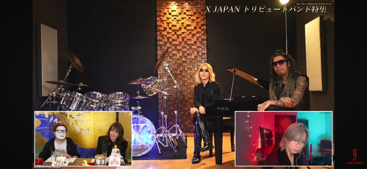 X Bangkok on Yoshiki Channel <a href="/XBangkokOfficia/">X Bangkok</a> <a href="/HarukiPruxs/">Haruki Pruxs</a>