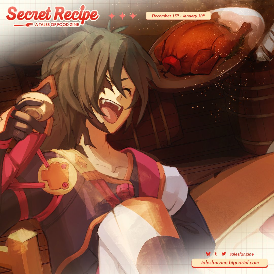 🎁 Here is my previews for <a href="/talesfanzine/">Secret Recipe: A Tales of Fanzine ✦ PRODUCTION</a> !!! 
Preorders will be available until January 30th! Make sure to snag a copy!