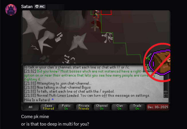 ANOTHER +1 FROM NOOB CLAN ‘FATE’ 🤡

SPECIAL THANKS TO ROT NUTRIDER YZ6 AKA S8N FOR LEAKING HIS OWN TRIP AND FARSEERS FOR THE HALLY! 💀

NO WONDER THESE LOSERS TRY TO TAKE IT OUT OF GAME! 📉🫵