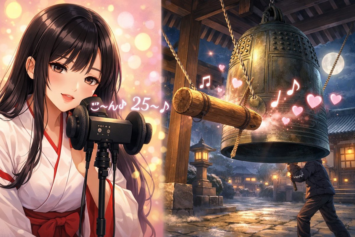 AI除夜の鐘 『獏麒様』の企画に参加させて頂きます〜！！ 『騒音被害を