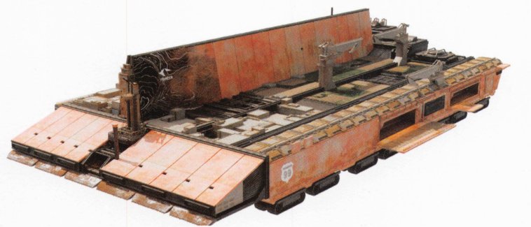 Arknights Fun Fact: The image you see here is a Columbian Union Pioneer Platform. These are a common sight in the Columbian Frontier and through renovation these platforms can become proper nomadic cities.

Hope This Helps!