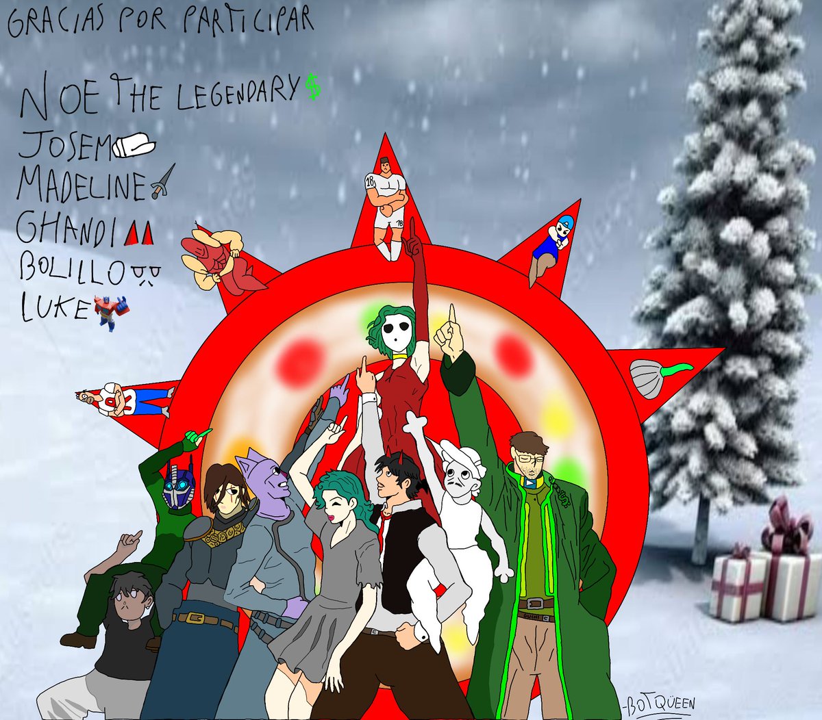 BotQueen17's tweet image. el curi navideño / año nuevo 
comunitario para el @SweetMask12 esperemos poder seguir haciendo mas curis