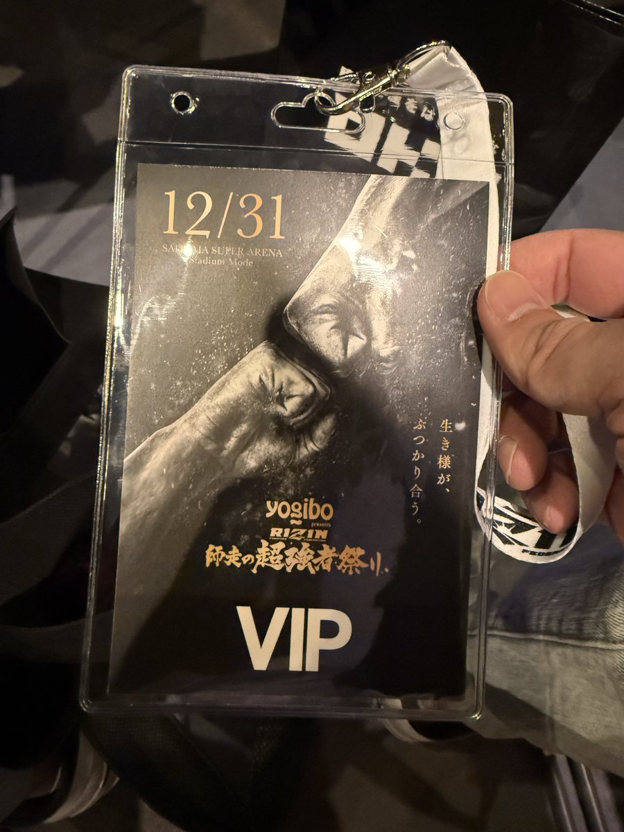 RIZIN　VIP席　連番二枚 ⚡️Yogibo presents 超RIZIN.3⚡️ 🎟チケット料金/ｽｹｼﾞｭｰﾙ決定