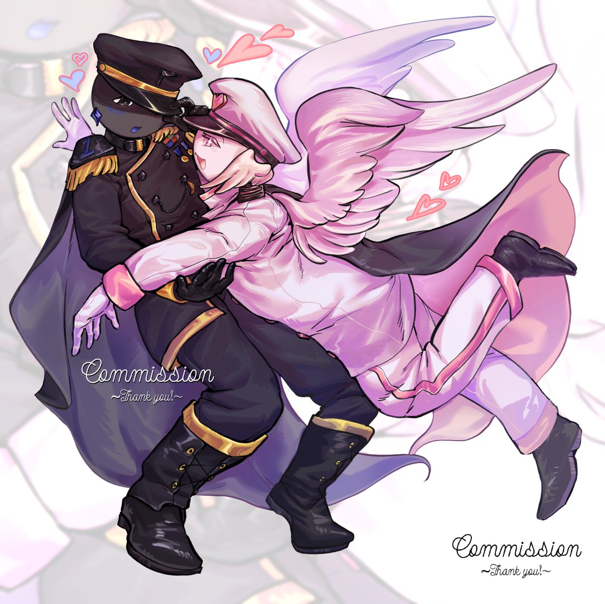 Commission work for <a href="/zourzourzour/">ًًً</a> and <a href="/ZY_GOHN/">AXEL</a>
THANK YOU SO MUCH for the wonderful collaboration! ✨😭Can't wait to draw them next time!!
#stickman #illustration 
#VGenComm #commission