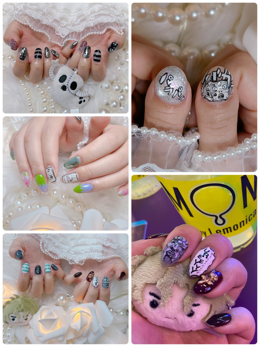 【推し活ネイル】 ※再投稿 今年のネイルまとめ💅 1年通して推し活することになるとは思わなかった✌️