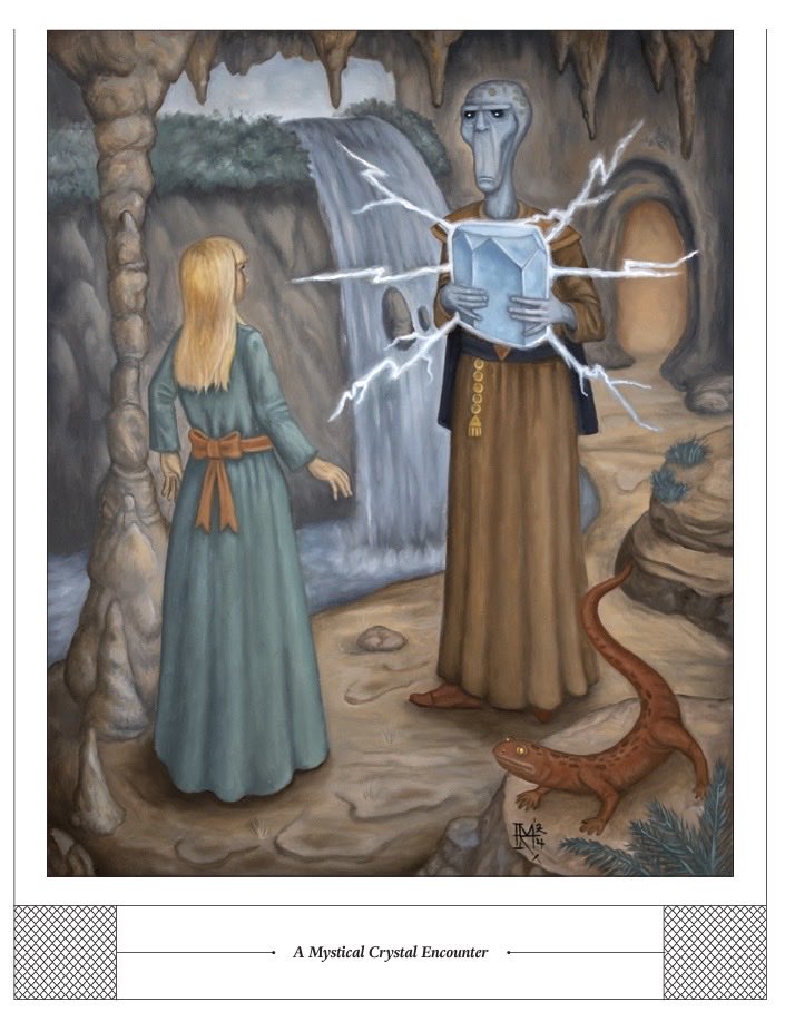 I recently wrote about crystals and UFOs alongside the artwork of the trippy and brilliant Mark Rogers for wilenskyminerals.com