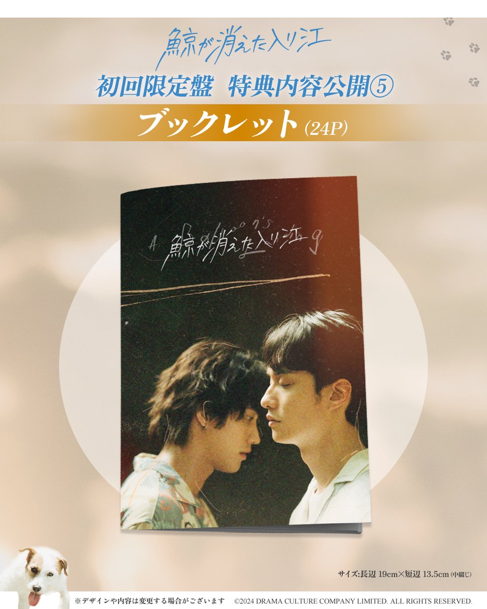 鯨が消えた入り江 📀Blu-ray 初回限定盤の特典🎁その⑤ ＼ブックレット