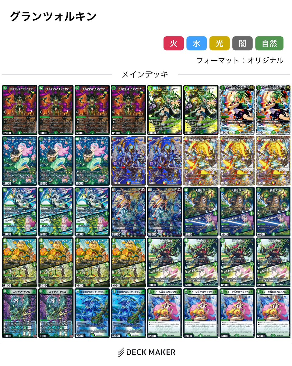 イミッシュ　ボアロ　デッキ このイミッシュ様デッキは結構反応も良く楽しいデッキです