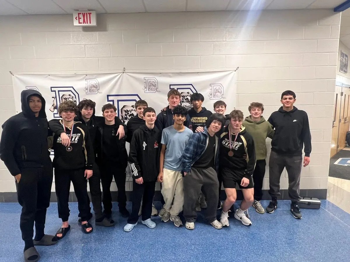 WrestlingSabers's tweet photo. Just got back from the Tri-state border war wrestling tournament.  Congrats to Braeden 5th place and Skyler 4th place who made it on the podium. https://t.co/ndxTkHfT6X