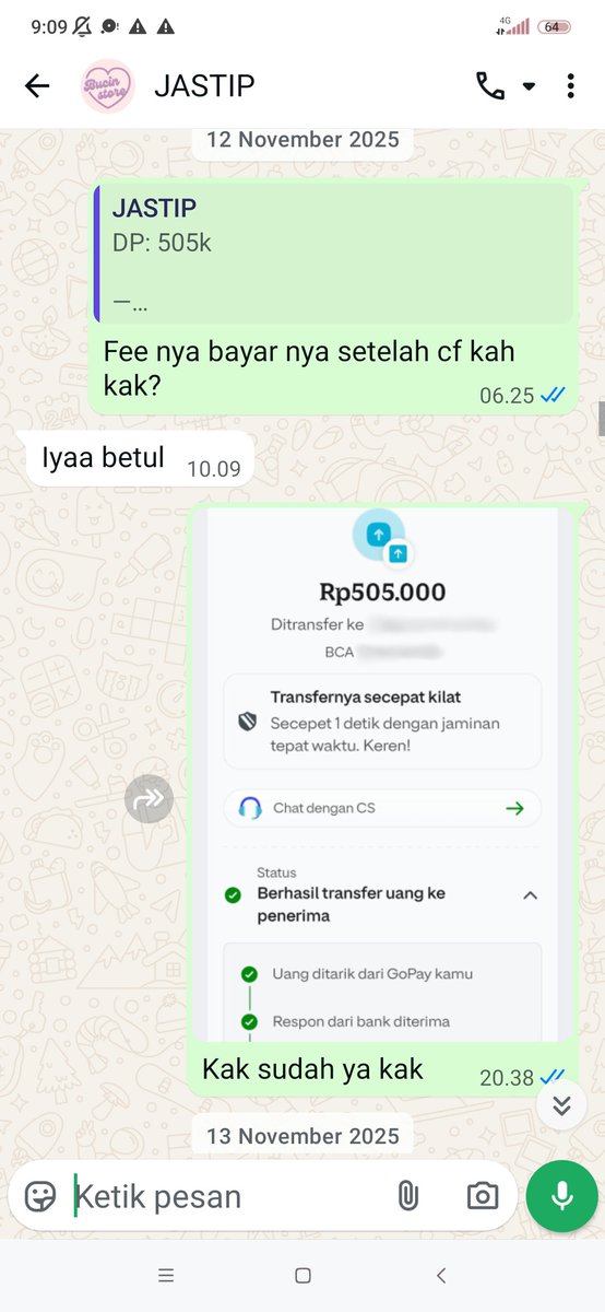 karor_0v's tweet photo. PLEASE HELP RT!!! 
jadii, aku tu pengen jastip buat barang barang di cf, aku jastip ke @bucinaruto, awalnya chat nya di x trus disurh pindah ke whatsapp trus udh selesai pesen dan udah ku bayar (barang cf) dan udh ku kirim juga bukti tf nya habis cf, https://t.co/W3lL5EJBOv