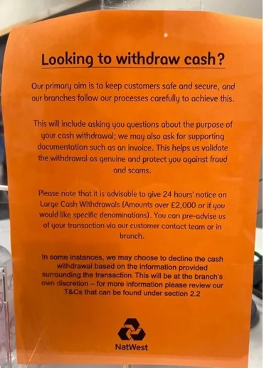 Imagine you want to withdraw cash from your bank account..

You go to the bank, but they won't give it to you before you tell them what you need it for and provide a detailed documentation.

Then you hope that they will give you your (!!) money, maybe they will, maybe they won't.