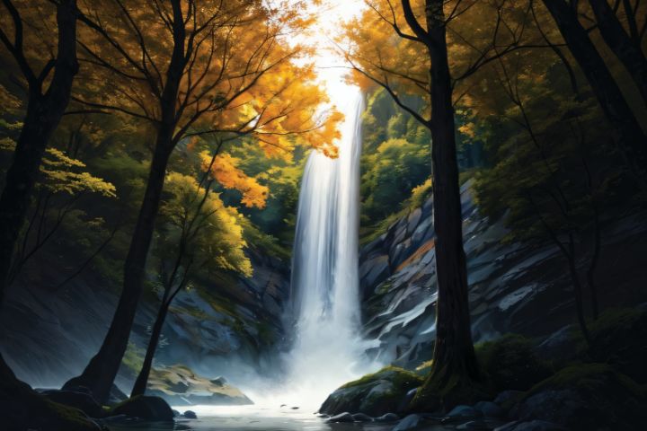imahelusion's tweet photo. Art of the Day! "Ethereal Waterfalls Oasis Painting". Buy at: https://t.co/yjqY2pPEPf https://t.co/o5D35ACoVG