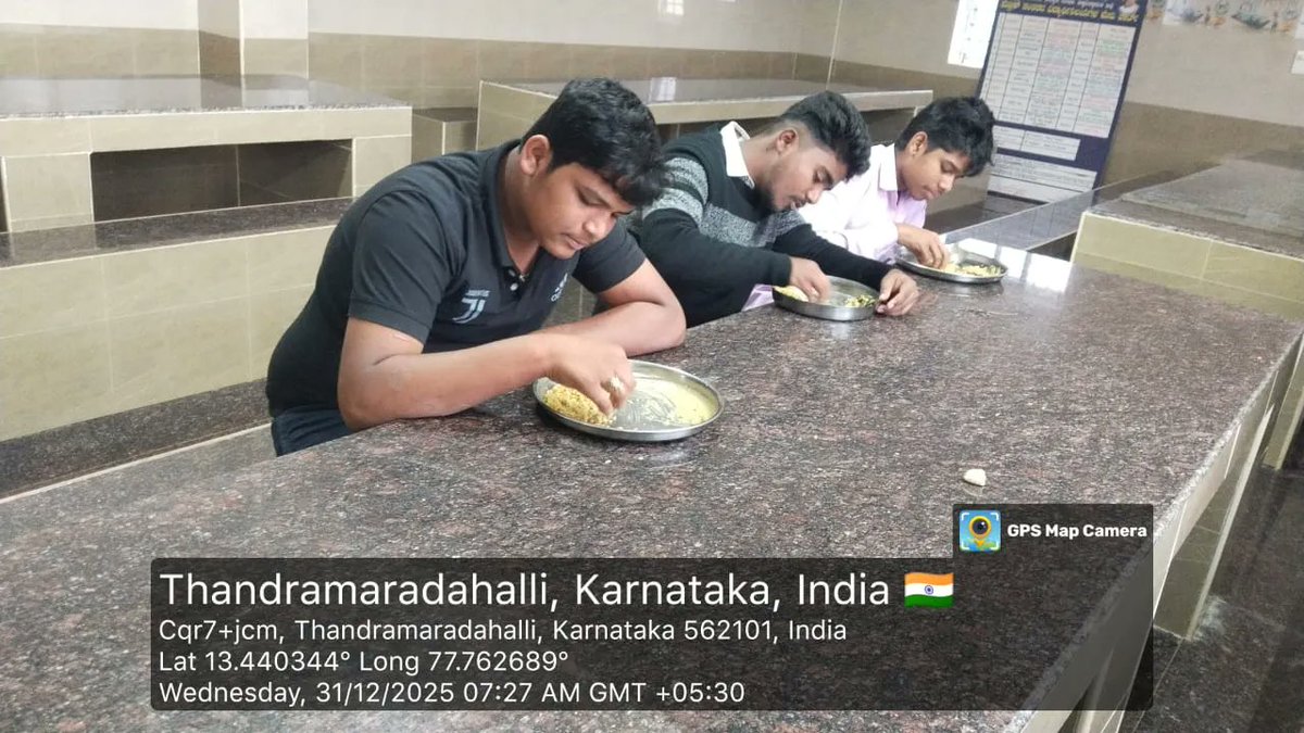 BREAK fast  #SocialAudit_SWDMeals #SocialWelfare_Karnataka