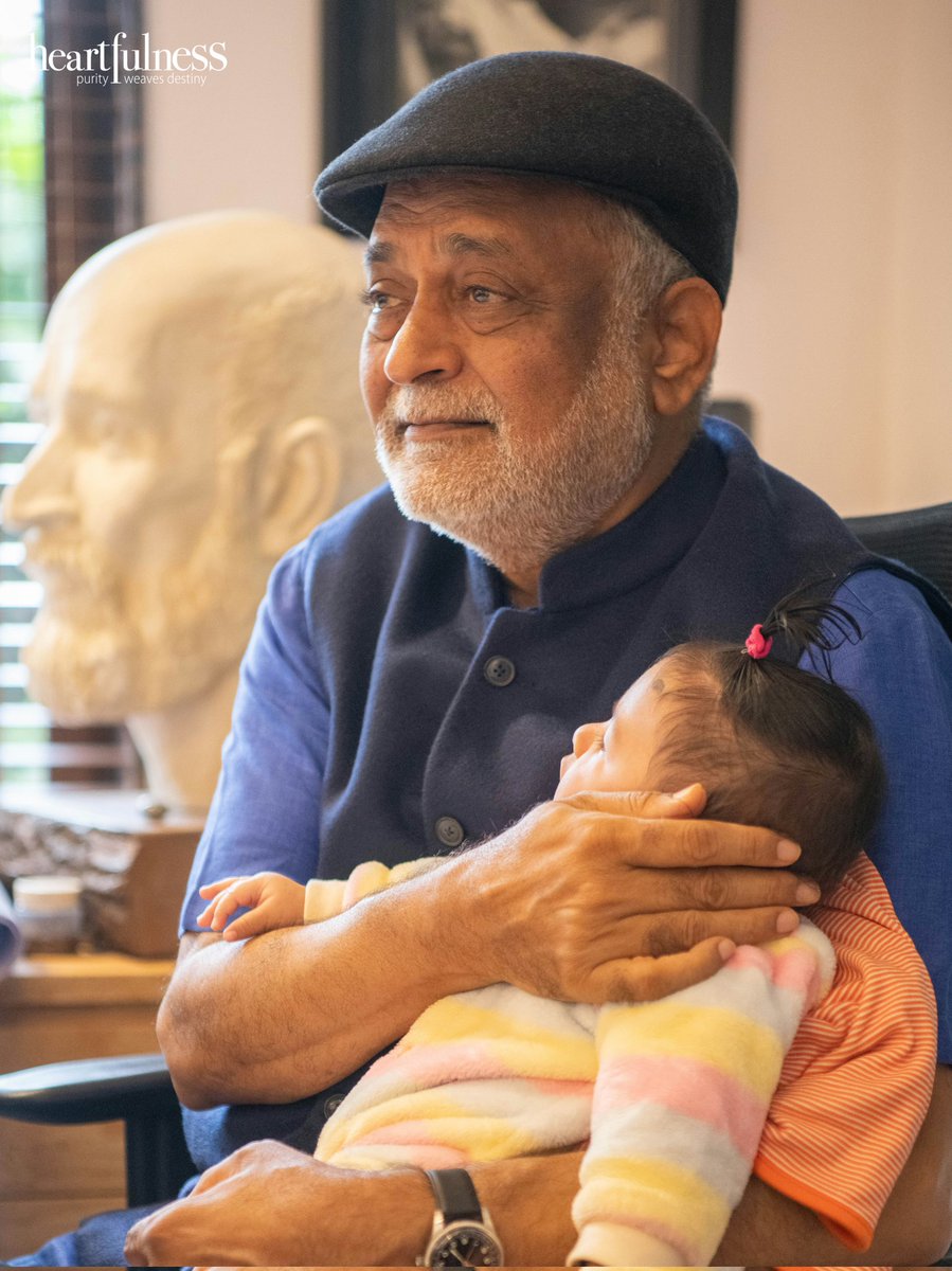 kamleshdaaji's tweet photo. The secret that 2026 offers us: The approach to God is not through chasing spiritual experiences or accumulating spiritual knowledge. It is through becoming like little children—those who can bow their heads in wonder at a flower; those who can weep without shame; those who can laugh without reason; those who can love without fear; and those who can forgive without keeping accounts.

The world will tell you to grow up, to be serious, to protect yourself. But the spiritual Masters say something else. They say, “Become like little children.” They say, “Return to the source and let life refresh you.” They say, “Everything hangs on the heart.”