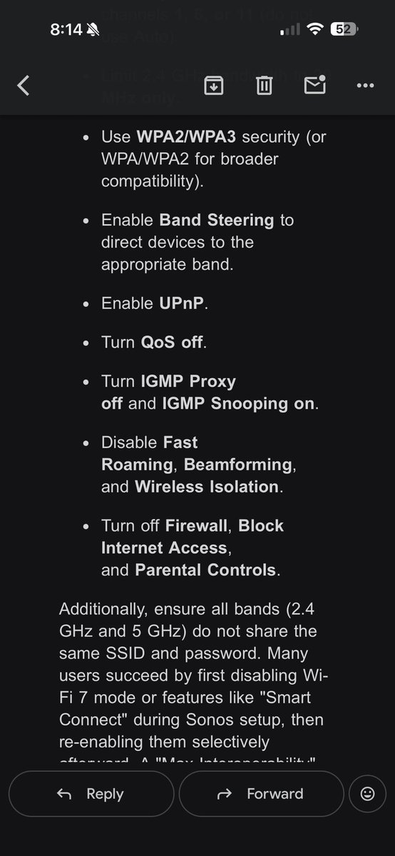 christyllogan's tweet photo. @tconrad @Sonos my instructions in order for Sonos to work in my house.  Why is it so difficult. https://t.co/HN0ivv0gOs