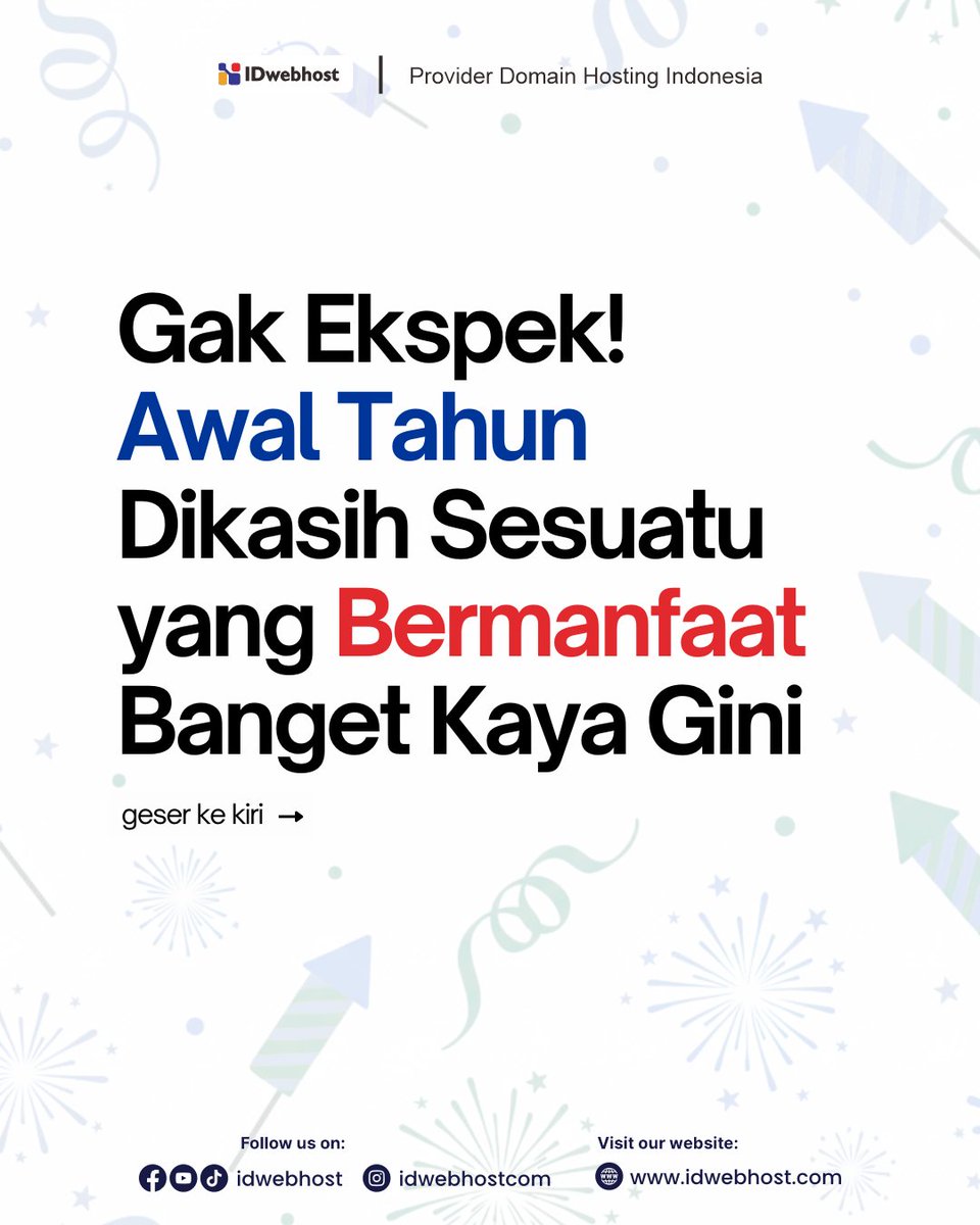 IDwebhost | Layanan Domain dan Hosting Indonesia tweet media
