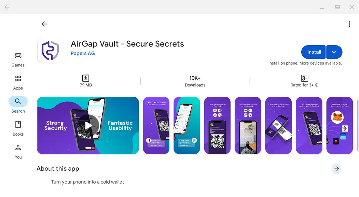 Kalian juga bisa memanfaatkan HP lama kalian sbg hardware wallet. Pastikan HP-nya bersih dari malware dan ga akan pernah terhubung ke internet lagi (harus commit 100% bahwa HP itu ga akan dihubungkan ke internet lagi).

Prosesnya melibatkan 2 HP:
1) HP lama sbg penyimpan seed