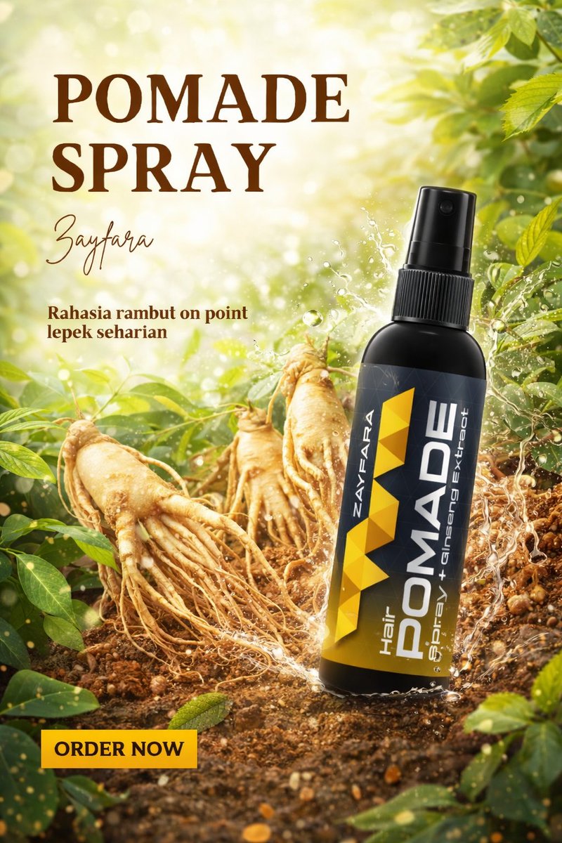 zayfarayuni's tweet photo. Bad hair day nggak perlu drama.
Semprot Zayfara Pomade Spray, rambut langsung rapi 😎
✔ Praktis dipakai
✔ Nggak bikin lepek
✔ Siap aktivitas seharian

🛒 Shopee:
https://t.co/Pp0Ax7Yvfw

#ZayfaraPomade #BadHairSolved #Praktis https://t.co/R4PXbCZq3v
