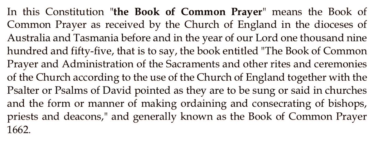 Today marks #70years (31 December 1955) since the final approved form of the Book of Common Prayer was locked into the Constitution of the Anglican Church of Australia. 🇦🇺 If you have a copy with the Royal Warrant dated 12 June 1953 that’s the one!