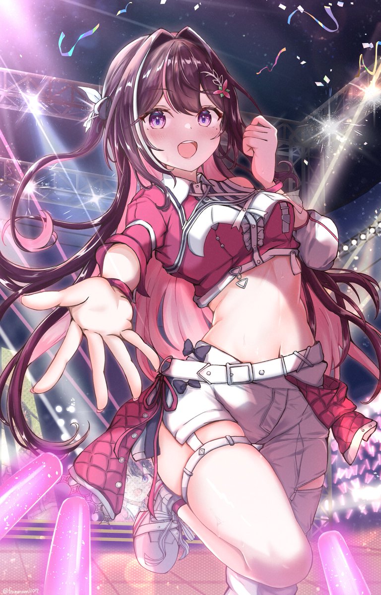 AZKi 「#2025年自分が選ぶ今年の4枚 今年もたくさん推しを描かせていただきました。 」|月面着陸のイラスト
