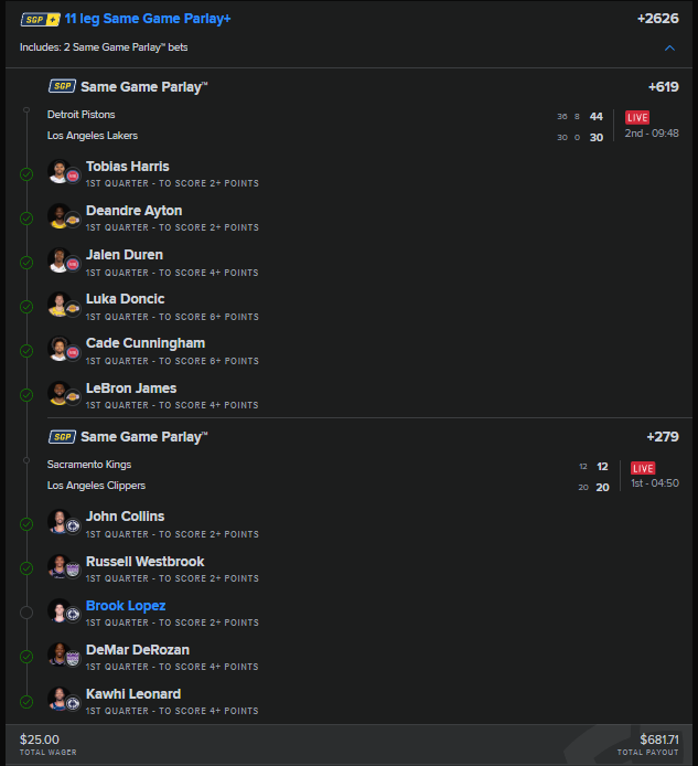 Just need Lopez for 2