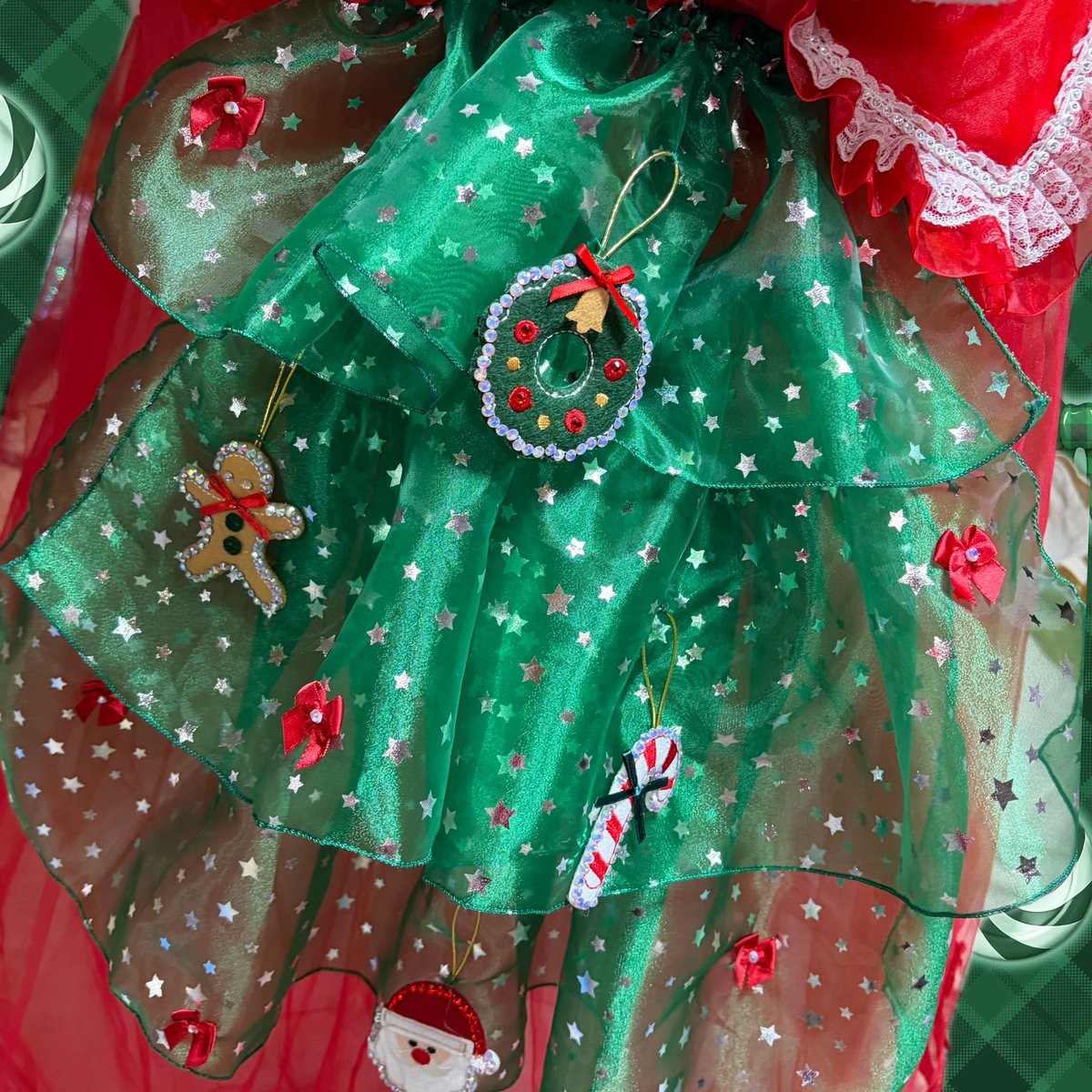 🌟•🎄•━━━━
　　　オーダー衣装
　　　　　　━━━━•🎄•🌟

茉宮なぎ 様
『Swinger!』2nd 5景 ベッド着
(リメイク製作)

#galacos