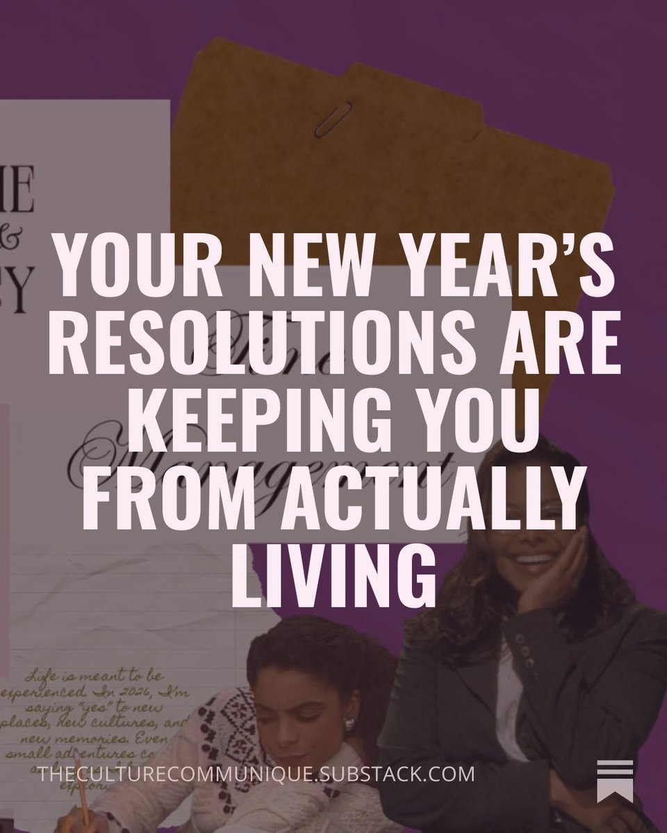 ZenonGalatica's tweet photo. My latest piece for The Culture Communiqué is a manifesto against the “new year, new me” “rebranding” rhetoric. It’s about why your resolutions might be the very thing keeping you stuck, and why the "Old You" is actually the one worth showing up for.

https://t.co/rY1GXgnEgC https://t.co/vJAMdTYuPp