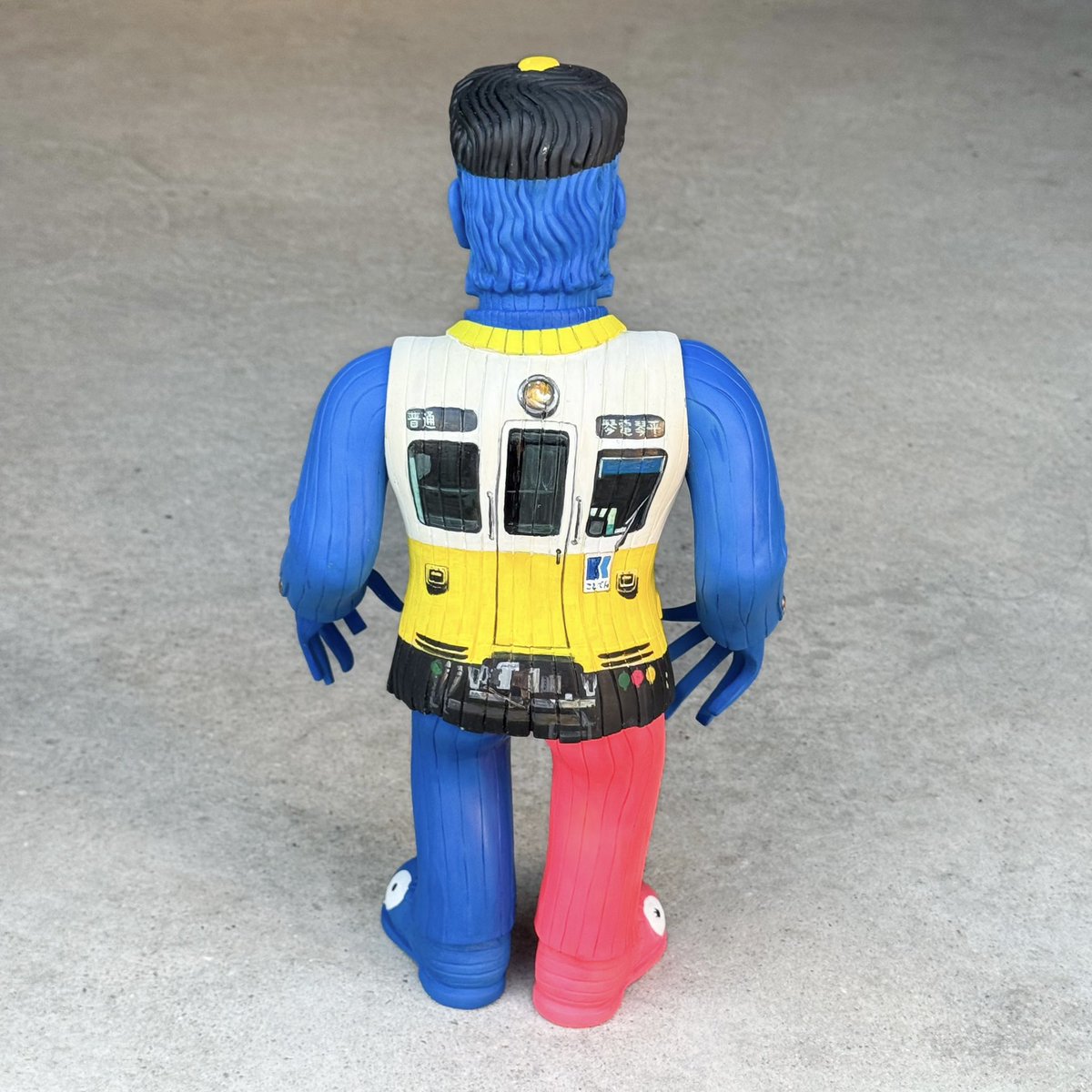 ソフビ　片桐仁　デハラユキノリ　オニギリジン　開封品 ソフビ片桐仁デハラユキノリオニギリジン開封品