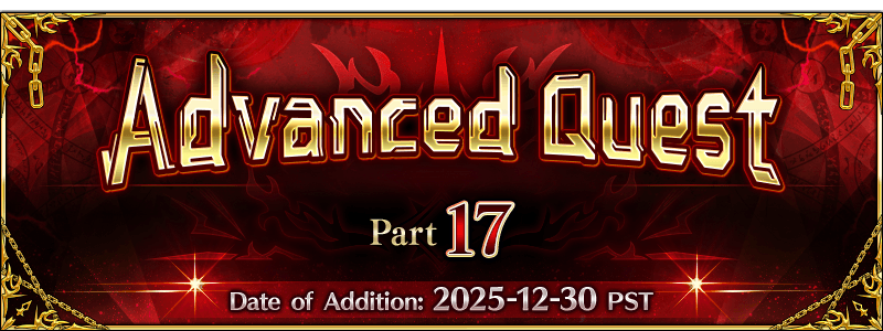 FateGO_USA's tweet image. A seventeenth set of Advanced Quests has been permanently added to Chaldea Gate!
Clear the new Advanced Quests to get three special Craft Essences.

More info ➡️ fate-go.us/news/?category…
#FateGOUSA