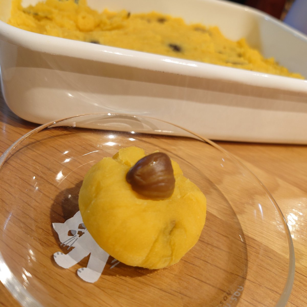 今年は栗きんとんに甘露煮を使うことさえ止めたので、砂糖の加減わからず甘～🫠半分以下にすればよかった。