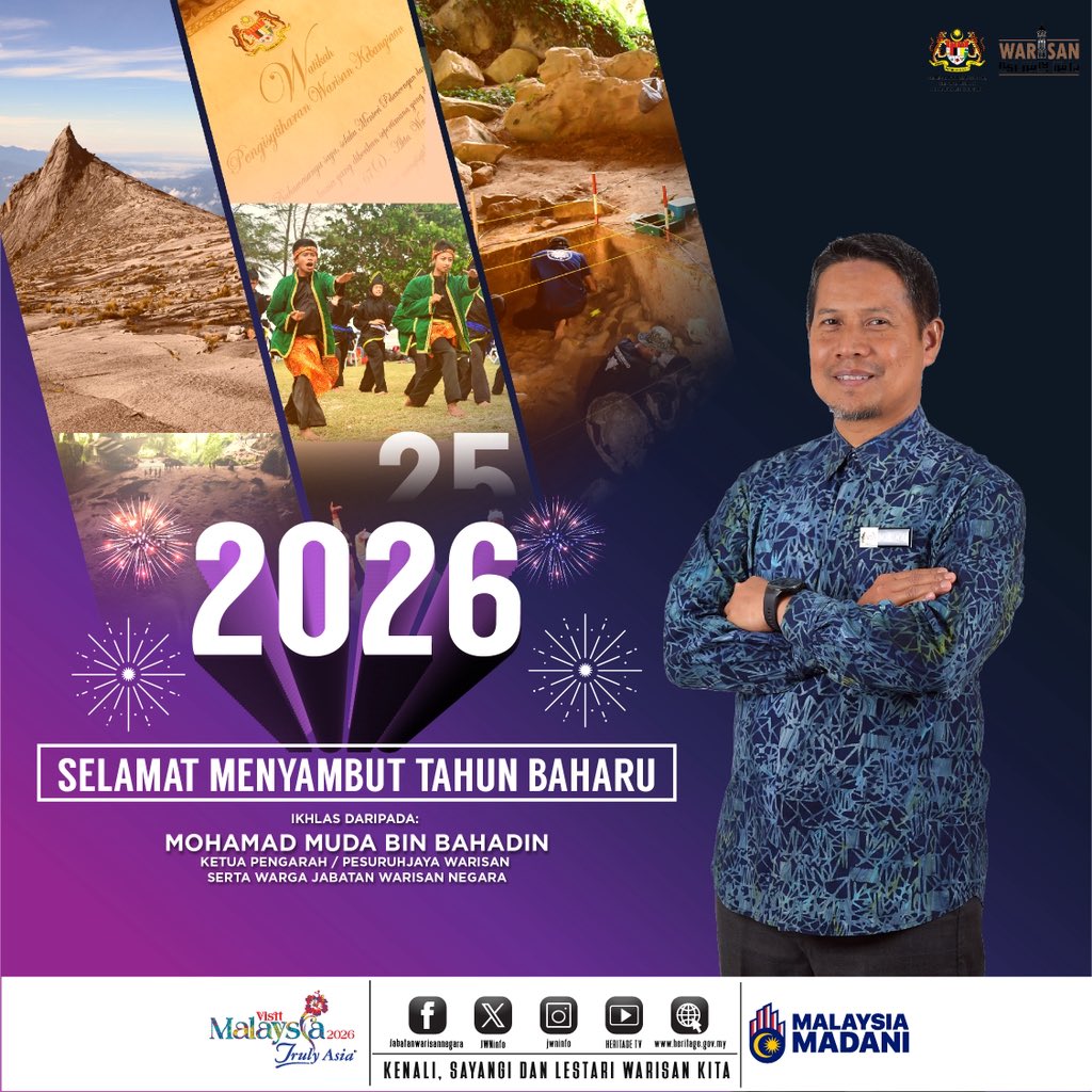 JABATAN WARISAN NEGARA tweet media