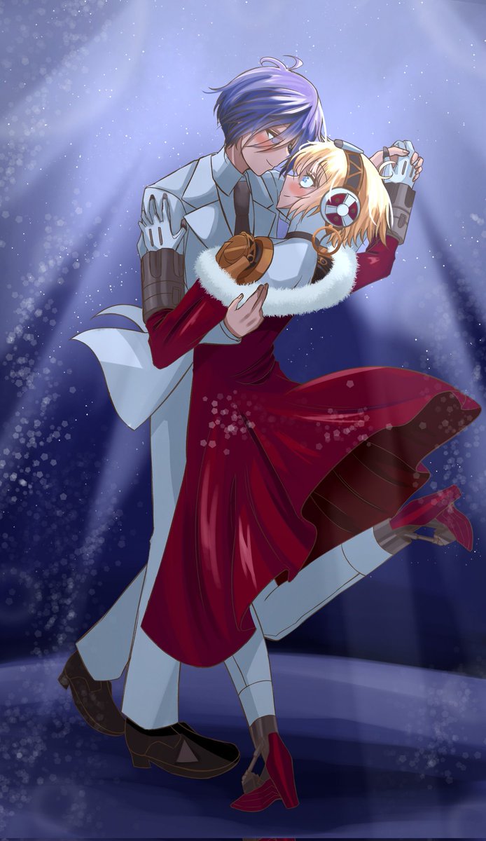 yukiart83's tweet image. "The Last Dance..."

#Aikoto #aigis #makotoyuki
#P3R #Persona3

Credit goes to @JrrizzoYT for Aigis' dress design!