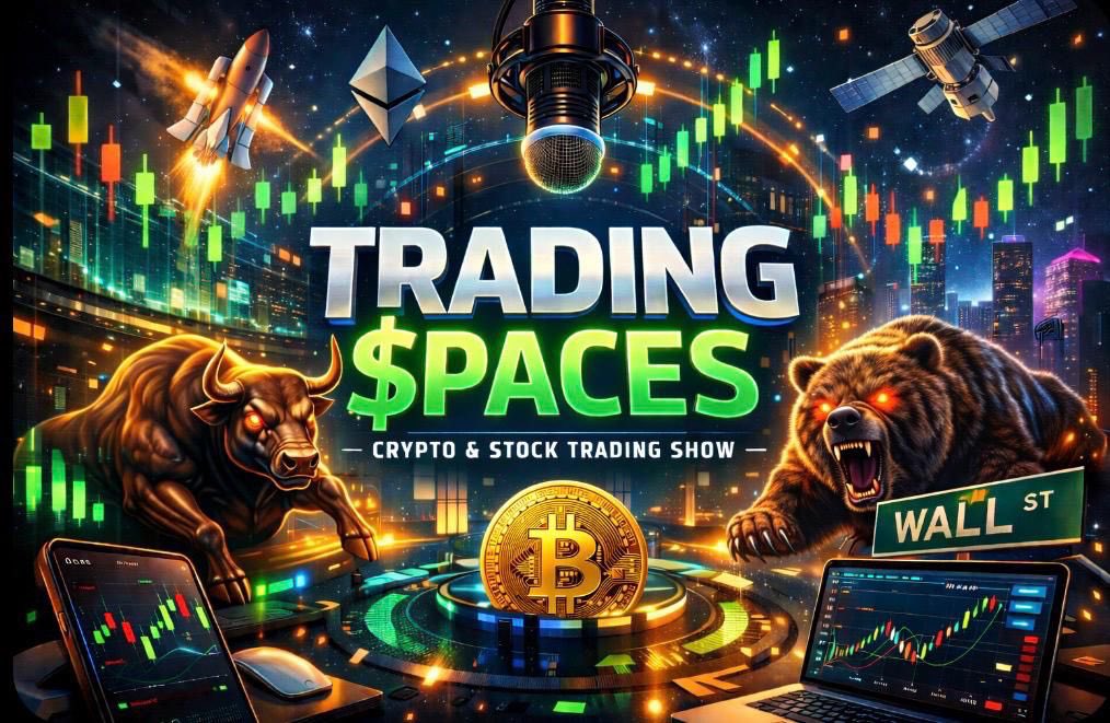 Tired of losing in crypto &amp; stocks? Our expert team is here to teach YOU real trading strategies, live breakdowns, market insights, and Q&amp;A sessions that’ll level up your game!
Premiering Jan 1, 2026 on X Spaces – Join the revolution!
Follow now &amp; turn on notifications! Who’s