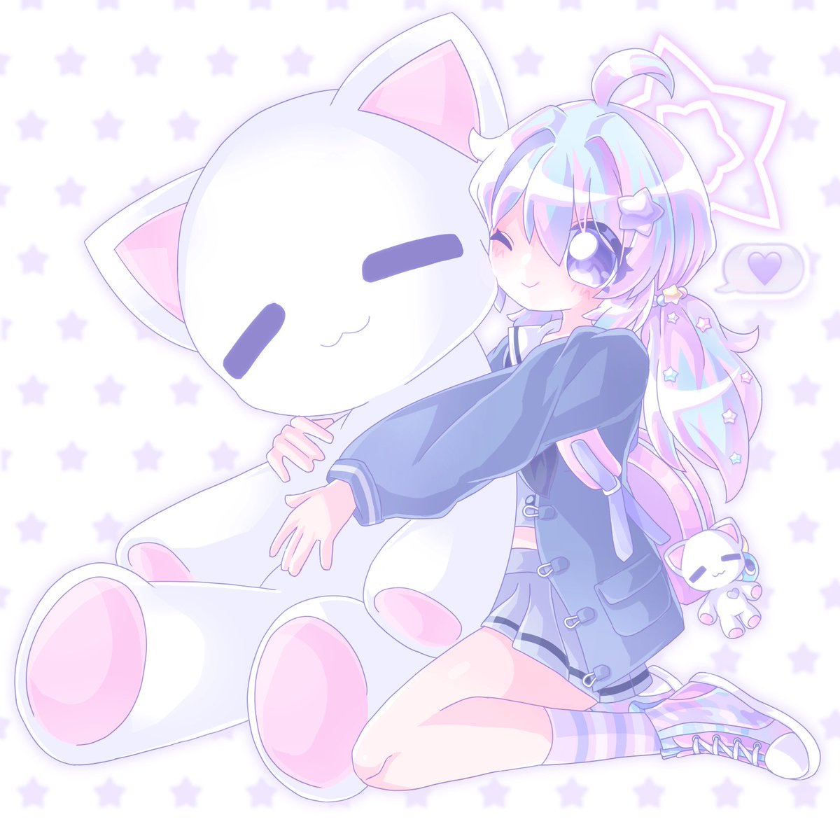 80386SX_'s tweet photo. 🤍💜🩷
#BlueArchive #ブルアカ #宇沢レイサ https://t.co/l9oD6eTcQn