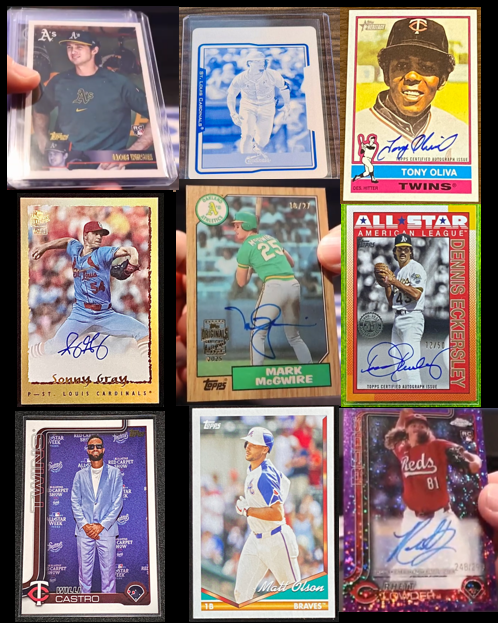 MLBは結構シングル買いが多く買ったけど、GB含めて開封結果として