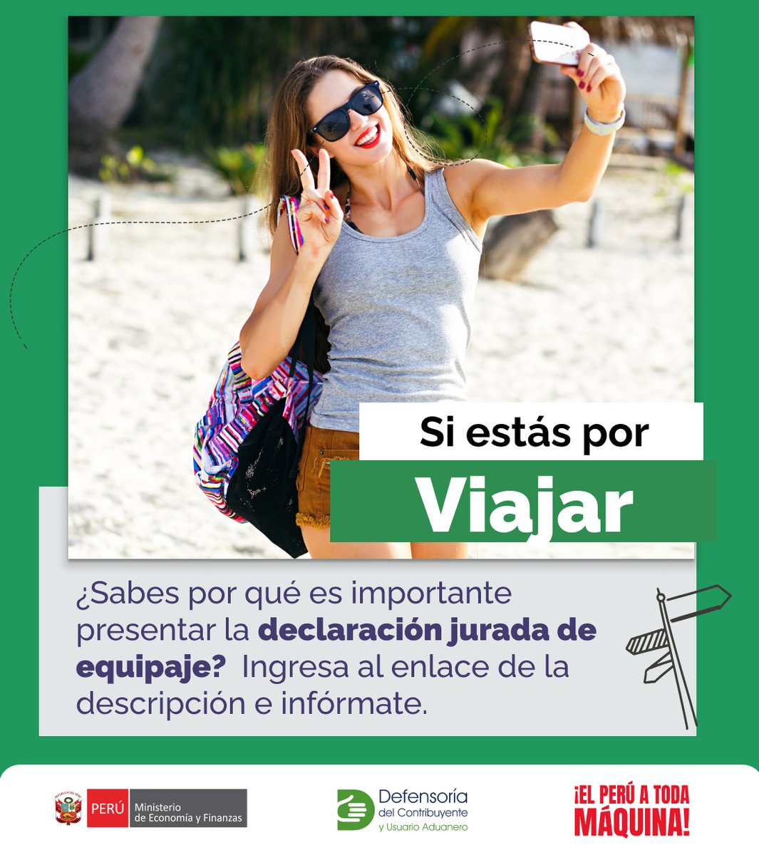 DefContrib's tweet image. #Viajeros🧳😎🏖️
Si desean tener más información sobre qué es la declaración jurada de equipaje, los invitamos a  youtu.be/tSej3mvUFuY?si…
