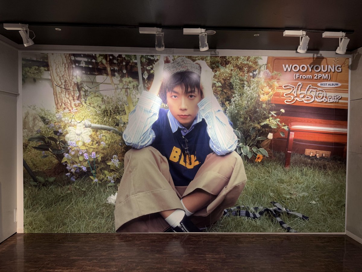 タワ渋kpop】 #WOOYOUNG (From #2PM) BEST ALBUM『3650.𝘻𝘪𝘱』 5Fに