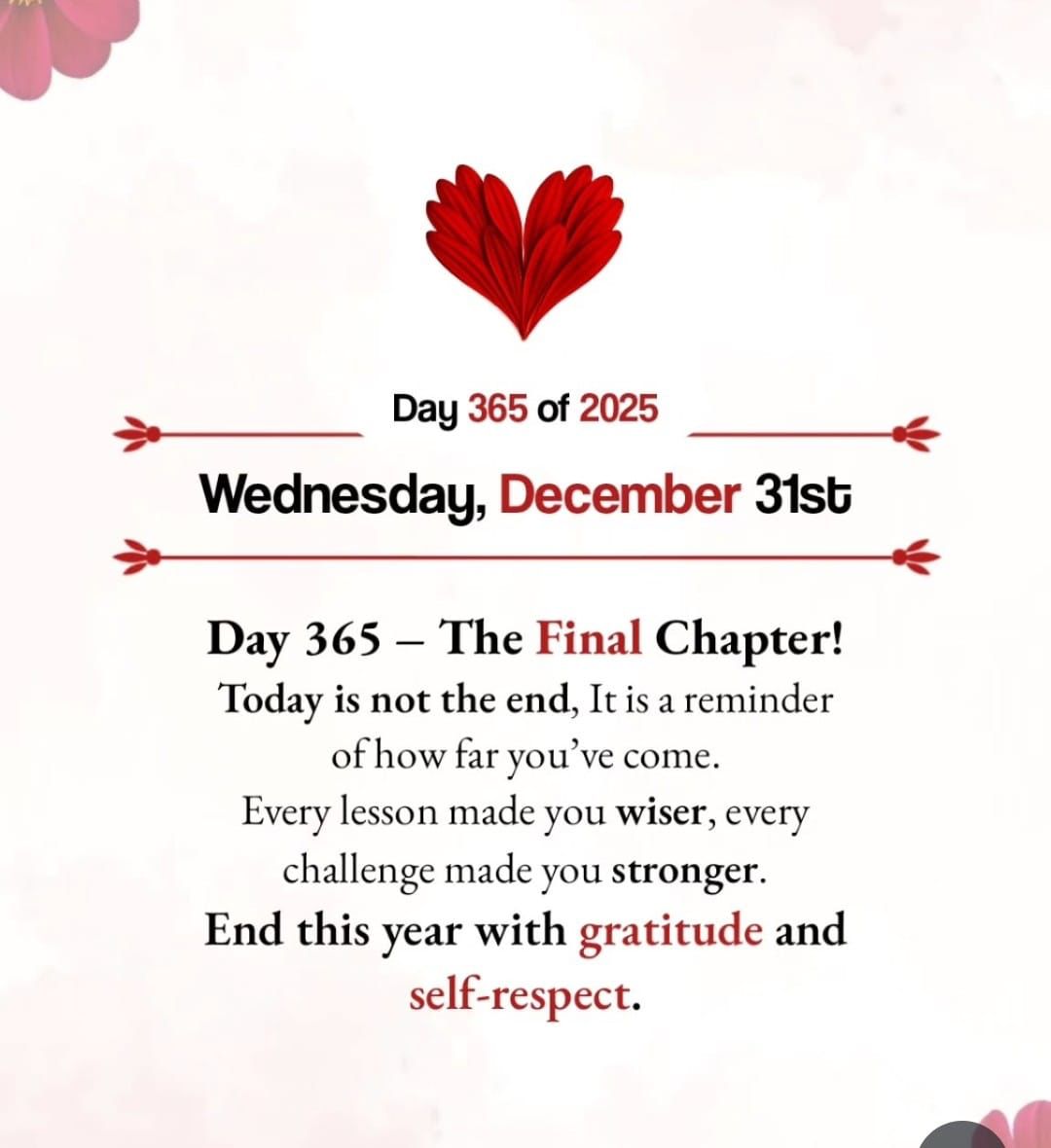 82sumit's tweet photo. #Day365
#December31
#YearEnd
#EndOfYear
#Goodbye2025
#HelloNewYear
#NewBeginnings https://t.co/7Ij94PFIFN