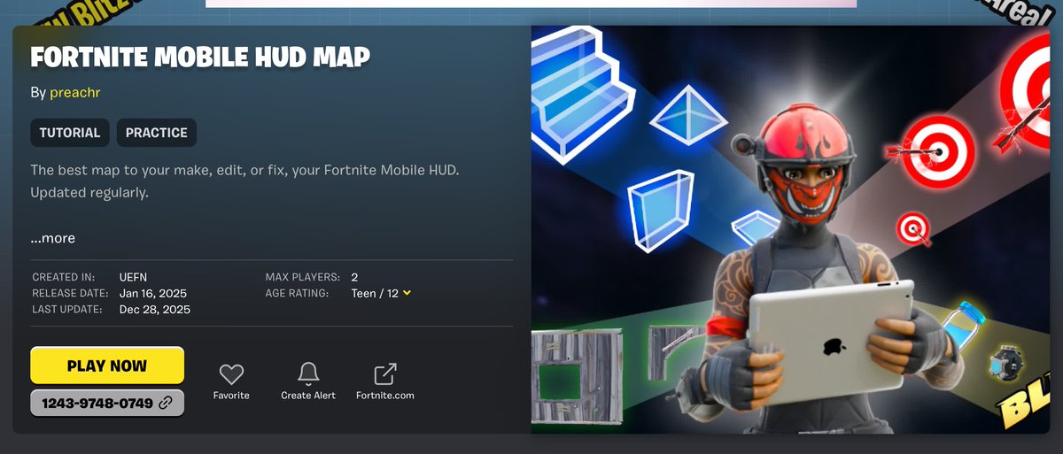 if anyone’s new to mobile, or wants to learn more and improve their touch skills through a better hud, this map might help

 hits on all the buttons needed for aiming, editing, and building  

and important buttons for the $1M Mobile Series... 👀 

search  “hud map” to find it