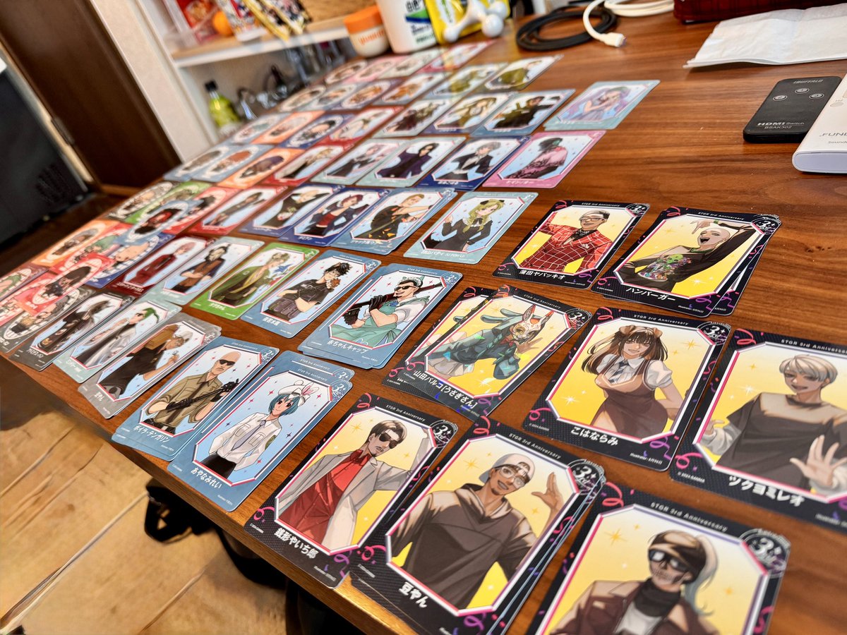 ストグラフェスのトレカ30パック届いたんだけどにしのんでなかったorz