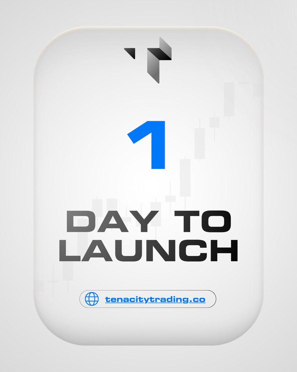 TenacityTr's tweet image. Tenacity Beta Launch is in 24 hours!

Accounts will be available for purchase on January 1, 2026 @ 12 a.m. EST. 

#tenacitytrading #futurestrading #proptrading