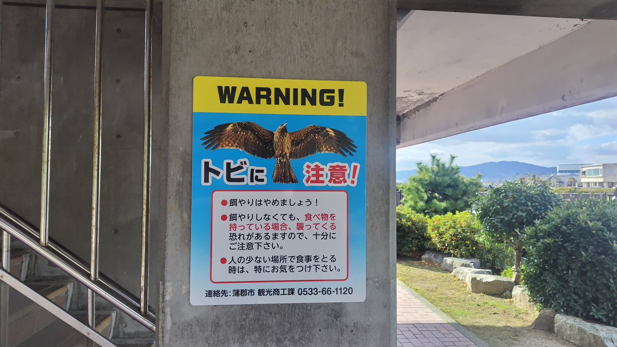 食べ物を持って開けた所に行ってはいけません（ぼざろとか見てね）