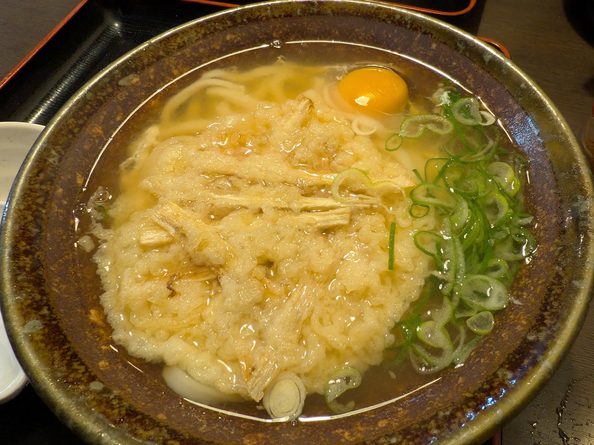 本日のこまどりうどん ごぼう天うどん月見トッピング画像です。
ご査収ください。