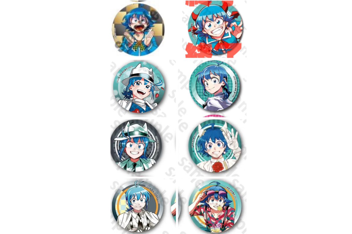 交換】秋田書店 コミケ C107 缶バッジ 特典 c106 魔入間 if魔フィア 魔