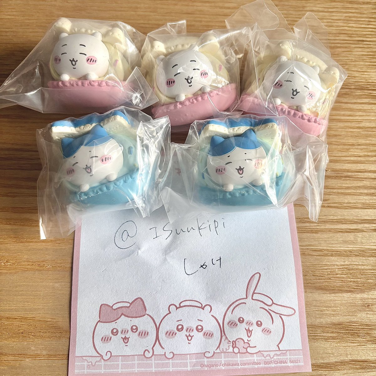 ISuukipi's tweet photo. 【譲渡/交換】
ちいかわ きゃらまかろん まかろん

譲￤ちいかわ×3 ハチワレ×2

求￤うさぎ(当方) or モモンガ(友人分)
       定価＋送料

1/5以降郵送にて発送予定です📮
お気軽にお声掛けください！ https://t.co/KVRnyrpMbk