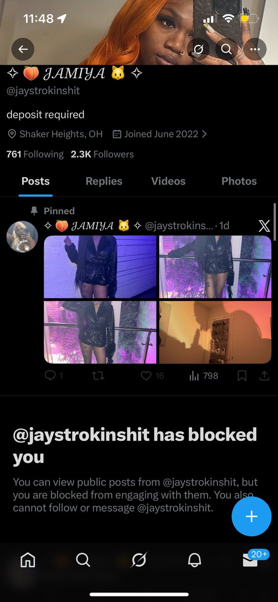 Juxttae's tweet photo. @jaystrokinshit this bitch is a scammer https://t.co/x48EFZYcig