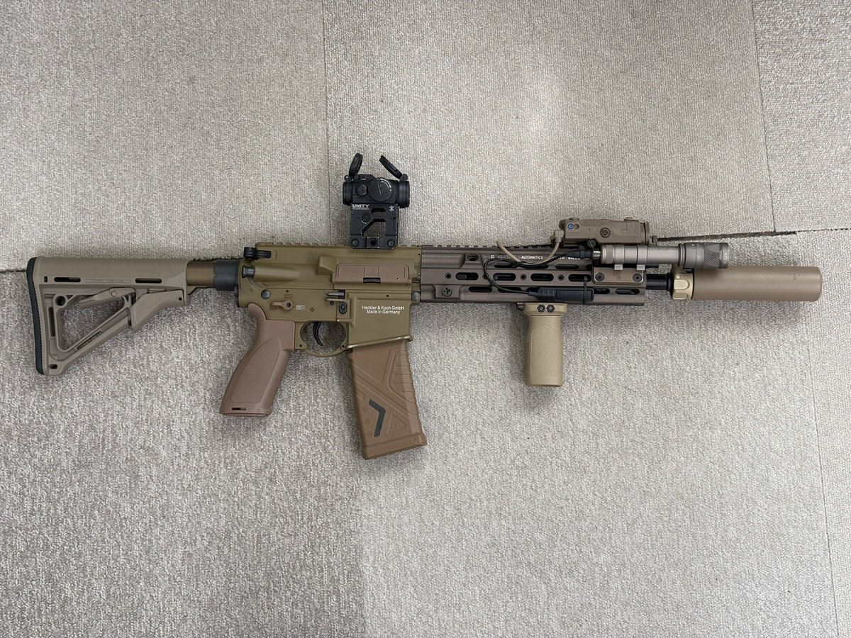 次世代 HK416デルタ＋Vector Optics FORESTERGENII 1-5x FDE LPVO | Forester 1-5x24 SFP .22LR Rifle Scope – Vector